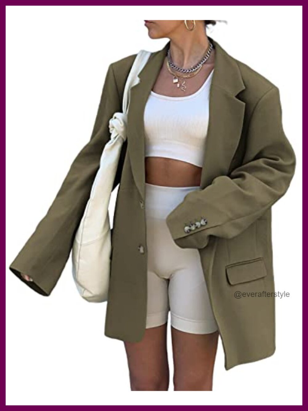 Women's Polyester Spandex Long Sleeve Lapel Open Front Blazer Jacket